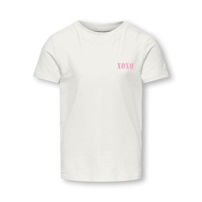 Kids ONLY zomer top S/S meisjes - off wit - Koglotte-Ariya