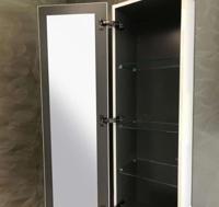 Geberit Smyle Halfhoge Kast 36x29,9x118 cm Glans Zandgrijs - thumbnail