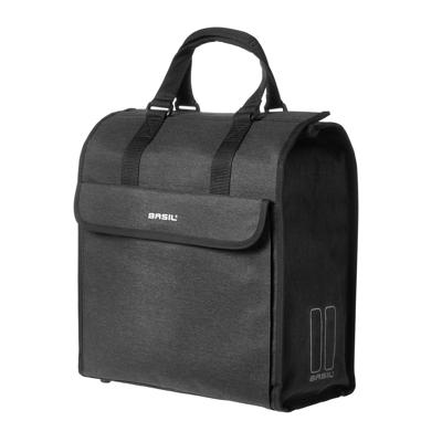 Basil mira fietsshopper zwart melee - 18l