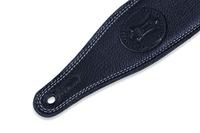 Levys Leathers M17SS-BLK lederen gitaarband zwart - thumbnail