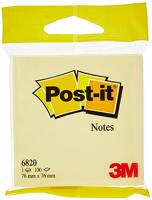 Post-it Notes, 100 vel, ft 76 x 76 mm, geel, op blister - thumbnail