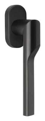 Formani Rivio by Gensler GL101-DK-O draaikiepgarnituur niet afsluitbaar linksdraaiend - PVD mat zwart