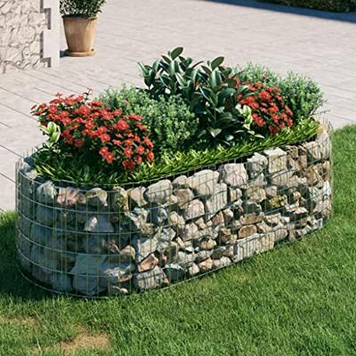 VidaXL Gabion plantenbak verhoogd 200x100x50 cm gegalvaniseerd ijzer VidaXL Gabion plantenbak verhoogd 200x100x50 cm gegalvaniseerd ijzer