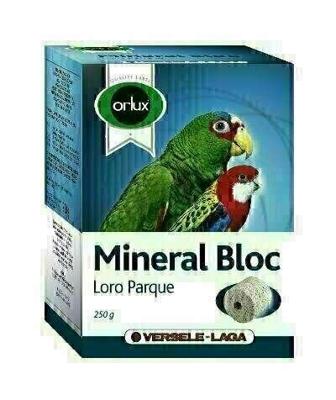 ORLUX MINERAAL BLOK GROTE PARKIET 400 GR ORLUX MINERAAL BLOK GROTE PARKIET 400 GR