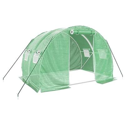VidaXL Tuinkas met stalen frame 6 m² 3x2x2 m
