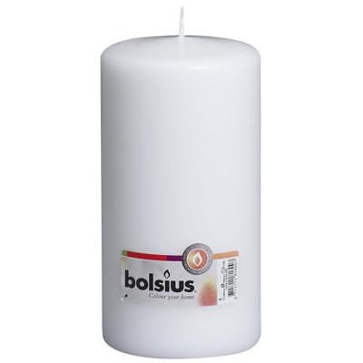 Bolsius stompkaars 10x20 cm wit