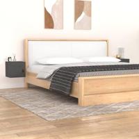 Wandkasten 2 st 31,5x30x30 cm massief grenenhout grijs - thumbnail