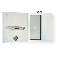 Nedis USB Docking Station | USB-C Male | 0.2 m | Wit met Euro Lock | 1 stuks - CCTB64991AL02 CCTB64991AL02 - thumbnail
