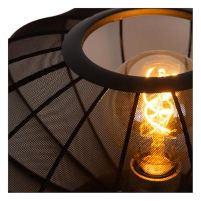 Lucide CORINA - Tafellamp - Ø 40 cm - 1xE27 - Zwart