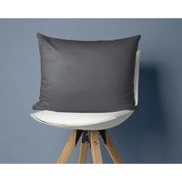 Primaviera Deluxe - Set van 2 Kussenslopen Katoen-Satijn - Antraciet - 60 x 70 - thumbnail