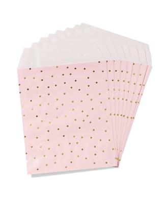 HEMA Uitdeelzakjes 18x15.5cm papier prinses - 8 stuks (roze)