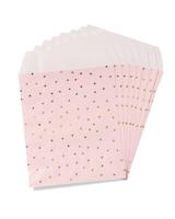 HEMA Uitdeelzakjes 18x15.5cm papier prinses - 8 stuks (roze) - thumbnail