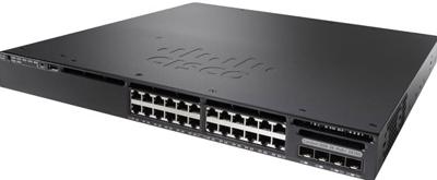 Cisco WS-C3650-24PD-S Catalyst 3650 24 Poorten PoE 2X10G Uplink IP Base