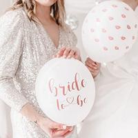 Bride To Be Ballonnen Lovely Mix (6st) - thumbnail