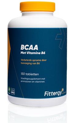 Fittergy Fittergy Bcaas Met Vitamine B6 (150tb) Fittergy Fittergy Bcaas Met Vitamine B6 (150tb)