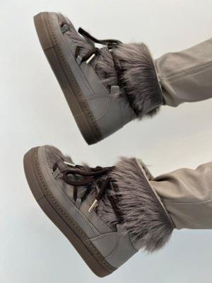 Est'Seven Mounton Sneeuwschoen Dames Simpletaupe Goat 41