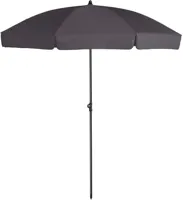 Platinum Aruba parasol 200 cm rond Antraciet - thumbnail