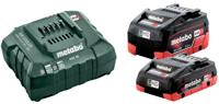 Metabo Basis-set LiHD 1x 4.0 Ah + 1 x 5.5 Ah + Lader ASC 55 - 685160000 - thumbnail