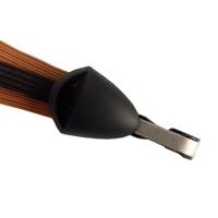 Bibia veiligheidsbinder 50 cm nylon/elastaan oker/zwart - thumbnail