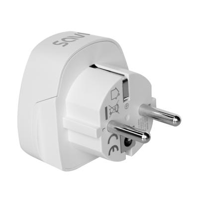 SAVIO AP-01 Reisadapter, US-stopcontact - EU-stekker - thumbnail