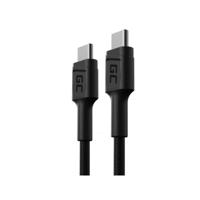 GC PowerStream | 30cm USB C naar Type C Kabel Nylon Cable Snellaadkabel 60W Power Delivery | Quick Charge 3.0 | voor Samsung Galaxy S22 S21 S20 Ultra S10 S9 S8+ | Note 20 10 | Ipad Pro 2020 Macbook Pro - thumbnail