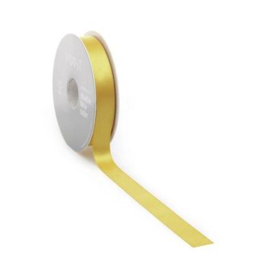 Satijnlint PREMIUM Double face 16mm x 25 meter ocre