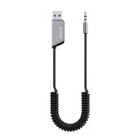 Savio TR-16 Zender AUX-adapter met handsfree functie, Bluetooth 5.3, Google Assistant/Siri - thumbnail