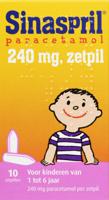Paracetamol 240mg 10 Zetpillen - thumbnail