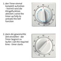 Westmark Retro kortetermijntimer machanisch - thumbnail