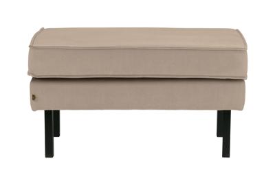 WOOOD Hocker 'Rodeo' Velvet, kleur Khaki