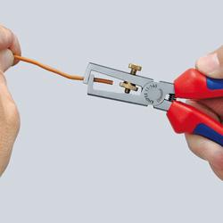 Knipex Afstriptang + veer gep./comfort 160 mm - 1102160 - thumbnail