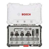 Bosch Accessoires 8-delige gemengde freesset - schachtdiameter 6 mm - 2607017468 - thumbnail