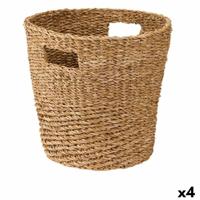 Mand Gift Decor Bruin Zeealgen (4 Stuks) - thumbnail