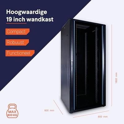 DSI 37U serverkast met glazen deur - DS8837 server rack - thumbnail