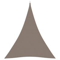 Zonnescherm driehoekig 4x5x5 m oxford stof taupe - thumbnail