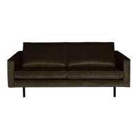 WOOOD Bank 2,5-zits 'Rodeo' Velvet, kleur Groen - thumbnail