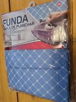 Strijkovertrek Cotton blauw 126 x 46 cm - thumbnail