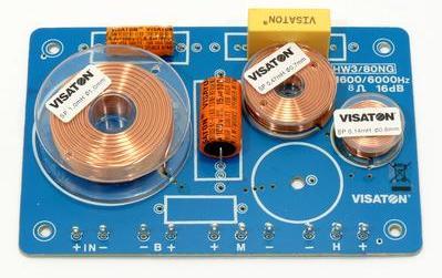 Visaton HW 3/80 NG - 8 Ohm 3-weg frequentiescheidingsfilter 8 Ω Visaton HW 3/80 NG - 8 Ohm 3-weg frequentiescheidingsfilter 8 Ω