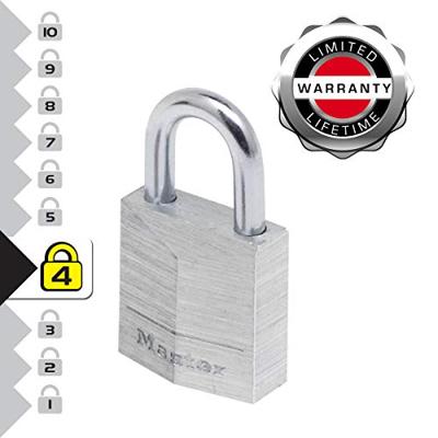 De Raat Master Lock hangslot met sleutelslot, model 9130EURT, pak van 2 stuks - thumbnail