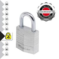 De Raat Master Lock hangslot met sleutelslot, model 9130EURT, pak van 2 stuks - thumbnail