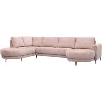 Bank Soof hoekziteiland rond links + 2,5 zits zonder arm + longchair rond arm rechts - thumbnail