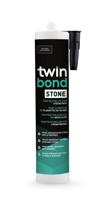 Twinbond Stone constructielijm voor steenstrip zwart (290ml) - thumbnail