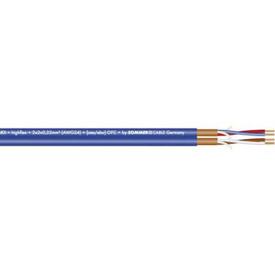 Sommer Cable 200-0552 Microfoonkabel 2 x 2 x 0.22 mm² Blauw per meter Sommer Cable 200-0552 Microfoonkabel 2 x 2 x 0.22 mm² Blauw per meter