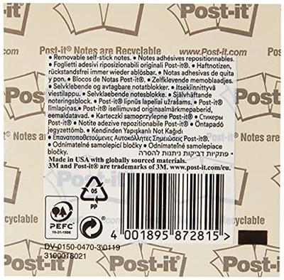 Post-it Notes kubus, 450 vel, ft 76 x 76 mm, blauw-groen tinten