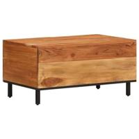 Salontafel 80x50x40 cm massief acaciahout - thumbnail