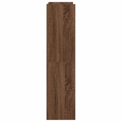 VidaXL Schoenenrek 60x25x100 cm bewerkt hout bruin eikenkleur