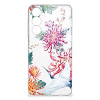 Samsung Galaxy A54 5G | TPU Hoesje | Bird Flowers - thumbnail