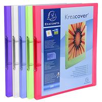Exaclair Personaliseerbare ringmap Kreacover 2 ringen 15 mm, geassorteerde kleuren - thumbnail