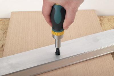 Wolfcraft Mini-handschroevendraaier | Ratelfunctie | Set 6-delig | Incl. 5 bits - 1237000