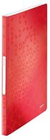 Leitz WOW showalbum A4, 40 hoezen, rood - thumbnail
